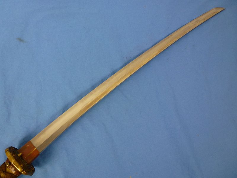 Signed WWII Shin Gunto Japanese Army Officer Sword - Image 5