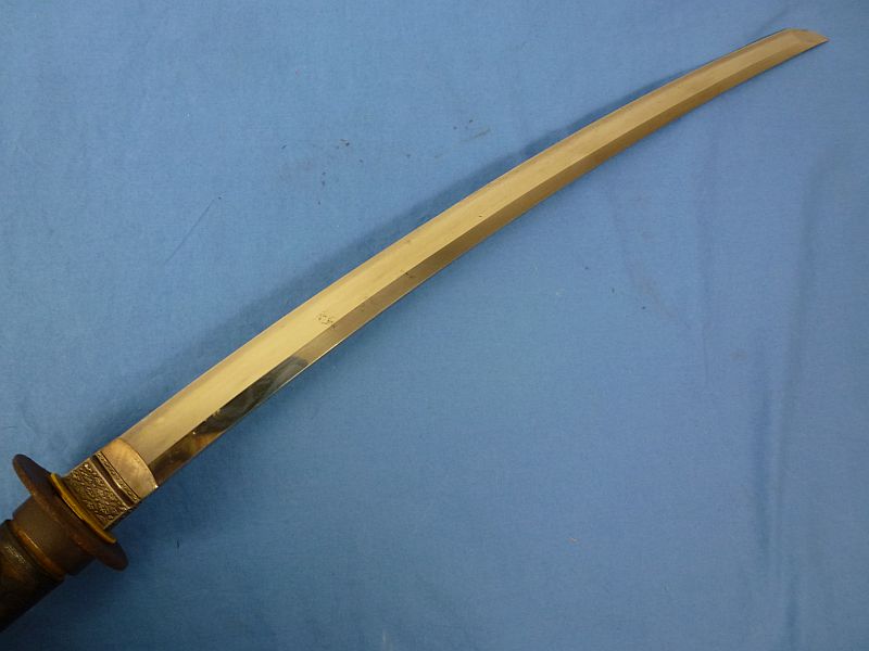 Japanese Wakizashi in Leather Combat Cover for Tank or Aviation Officers - Image 5