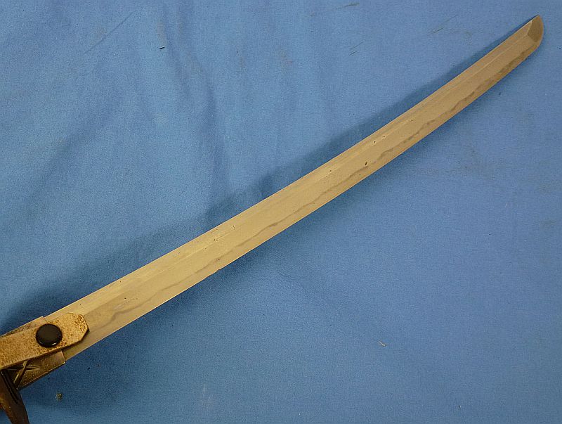 Japanese Wakizashi in Leather Combat Cover for Tank or Aviation Officers - Image 4