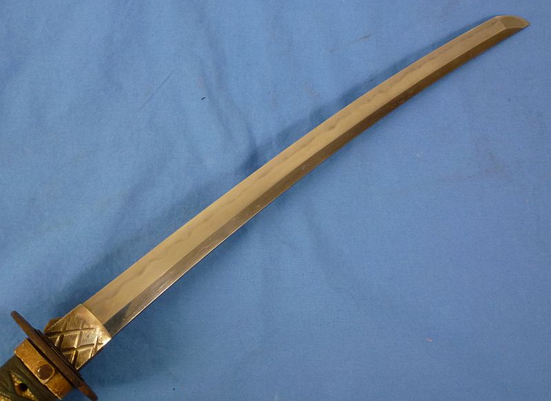 Japanese Wakizashi in Leather Combat Cover for Tank or Aviation Officers - Image 5