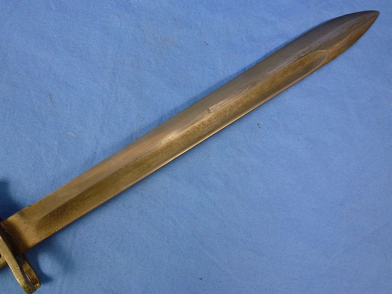 WWI German Steel Hilt Ersatz Bayonet with Frog - Image 5