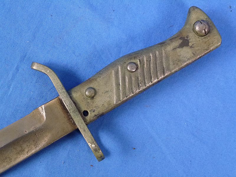 WWI German Steel Hilt Ersatz Bayonet with Frog - Image 6