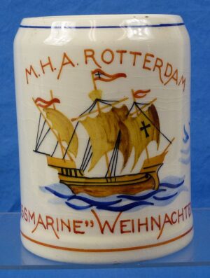 Kriegsmarine Christmas 1941 Stein Made in Occupied Holland