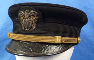 WWI U.S. Navy Officer Visor Cap