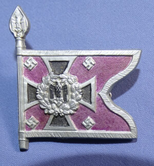 WWII German Nebeltruppe Flag Plastic Tinnie
