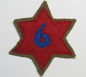 WWI 6th Infantry Division Patch