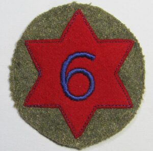 WWI 6th Infantry Division Patch