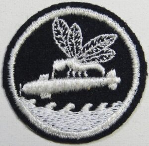 Small WWII Patrol Torpedo Boat 2 inch Patch