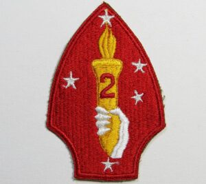 WWII 2nd Marine Division Patch