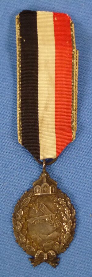 Imperial Prussian .800 Silver Pilot Badge Pendant
