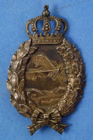 Imperial Bavarian Pilot Badge in 800 Silver