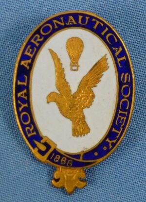 British Royal Aeronautical Society Member Badge