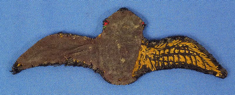 WWI British Royal Flying Corps Bullion Pilot Wing - Image 3