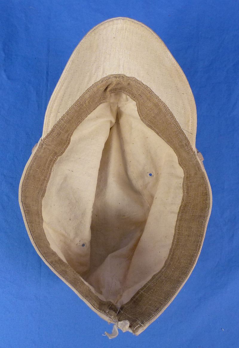 WWII Japanese Navy Officer White Field Cap - Image 7