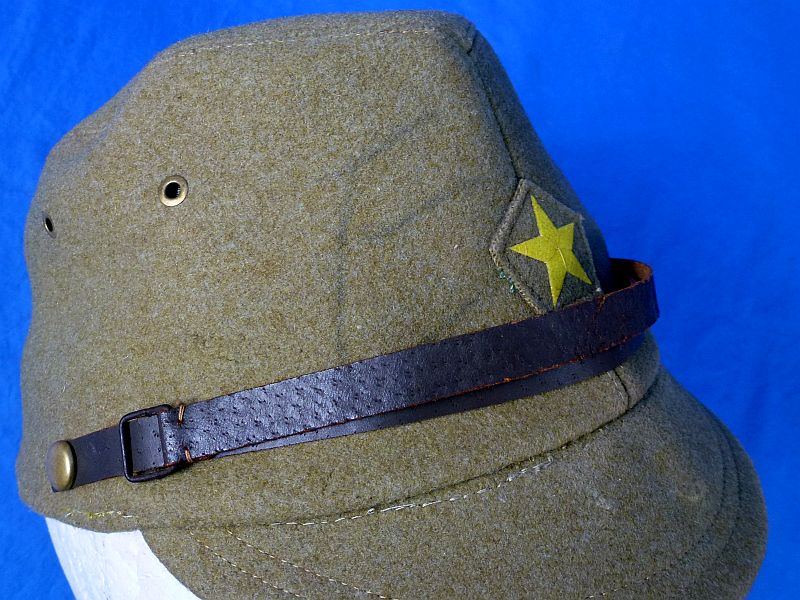 Near Mint Unissued Japanese Army EM/NCO Wool Field Cap - Image 7