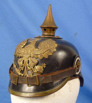 Unit Marked Imperial Prussian EM/NCO Pickelhaube