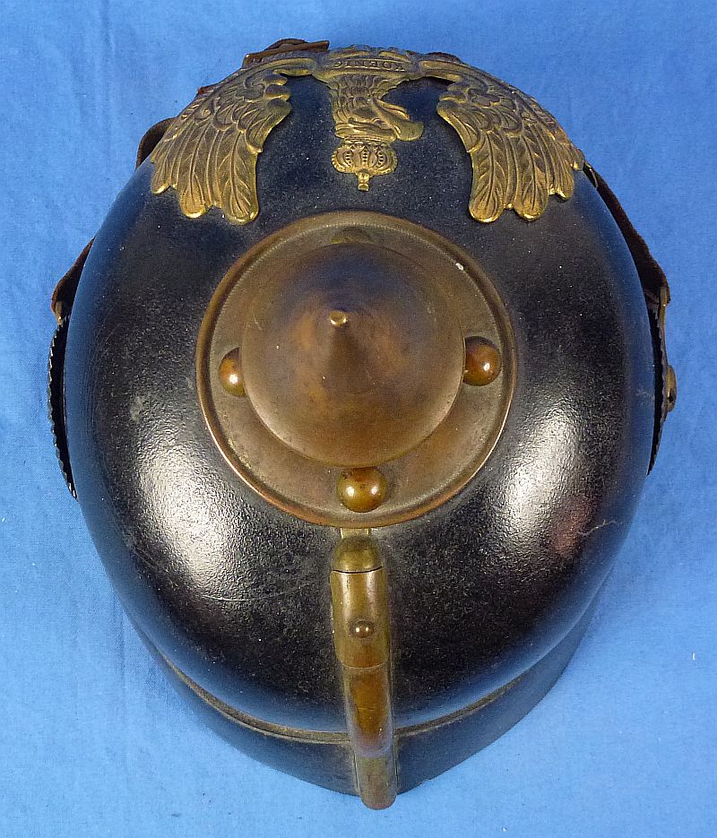 Unit Marked Imperial Prussian EM/NCO Pickelhaube - Image 6