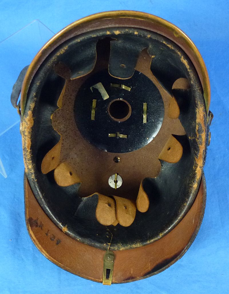 Unit Marked Imperial Prussian EM/NCO Pickelhaube - Image 7