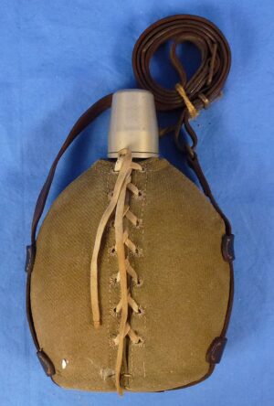WWII Japanese Army Officer Laced Front Canteen