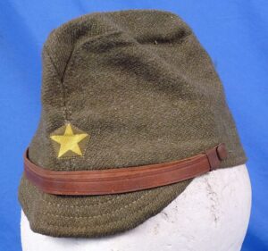 Near Mint 1944 Dated Japanese Army EM/NCO Green Wool Field Cap