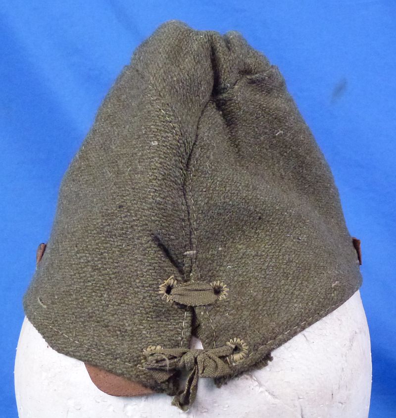 Near Mint 1944 Dated Japanese Army EM/NCO Green Wool Field Cap - Image 4