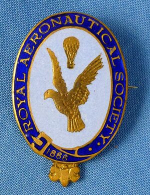 British Royal Aeronautical Society Member Badge