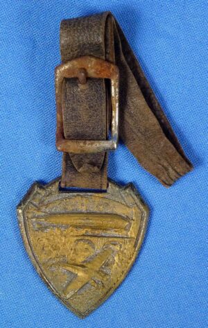 Zeppelin and Airplane Watch Fob