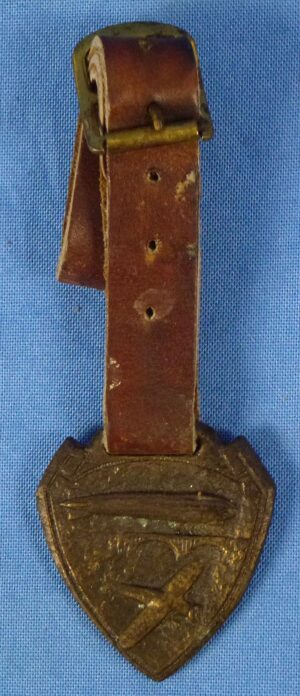 Zeppelin and Airplane Watch Fob