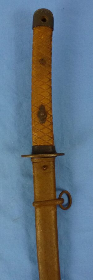 WWII Japanese Late War Type 95 NCO Sword by Nagoya Arsenal with Matching Numbers