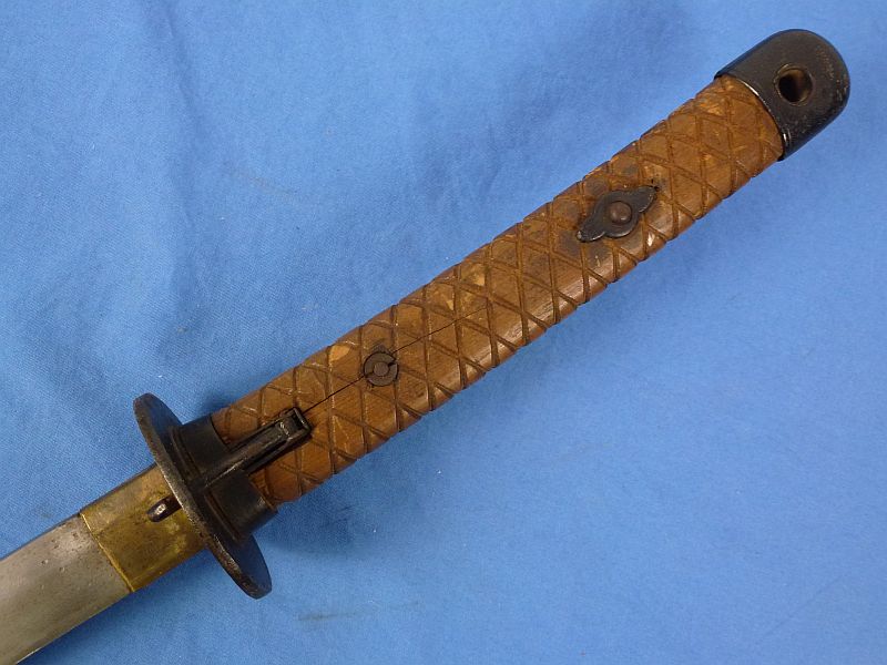 WWII Japanese Late War Type 95 NCO Sword by Nagoya Arsenal with Matching Numbers - Image 7