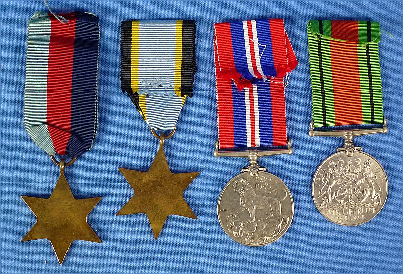 WWII British Medals Group with "Air Crew Europe" Star - Image 2