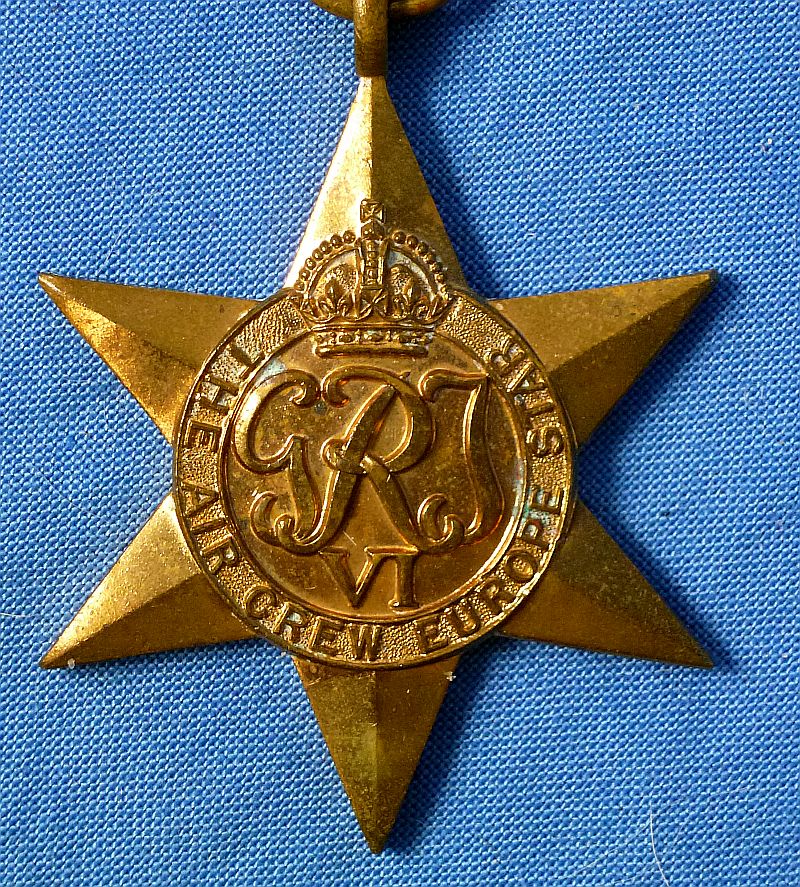 WWII British Medals Group with "Air Crew Europe" Star - Image 3
