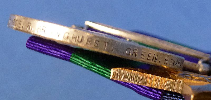 WWII British Medals Bar to the Green Howards (Alexandra, Princess of Wales's Own Yorkshire Regiment) - Image 3