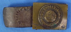 WWI Prussian EM/NCO Buckle on Leather Tab