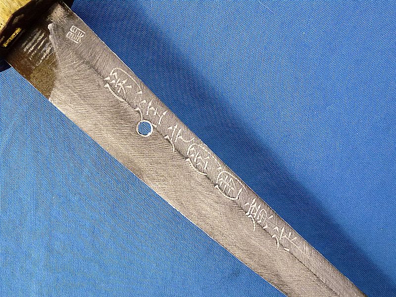 Signed WWII Japanese Army Officer Shin Gunto Sword by an Army Approved Swordsmith - Image 12