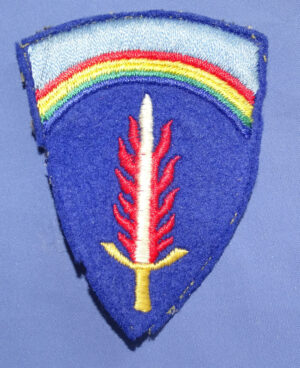 WWII Occupation U.S. Army Europe Wool Theater Made Patch