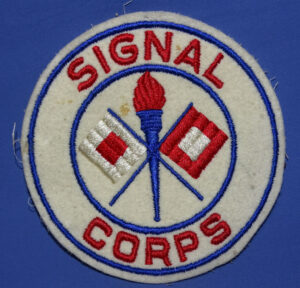 WWII Army Signal Corps 4 inch Patch