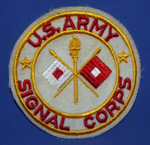 WWII Army Signal Corps 4 inch Jacket Patch