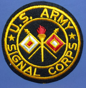Army Signal Corps 4 inch Jacket Patch