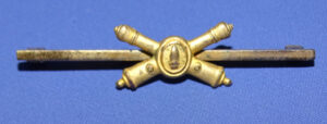 WWII Army Coast Artillery Bar Pin "Made in England'