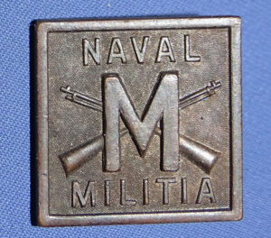 WWI Naval Militia Collar Insignia