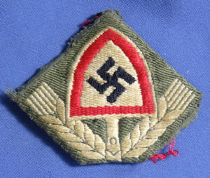 German Labor Service RAD Cloth Cap Insignia