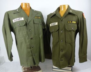 Two Uniform Shirts of U.S. Army Brigadier General Robert Clyde Gildart, Jr.