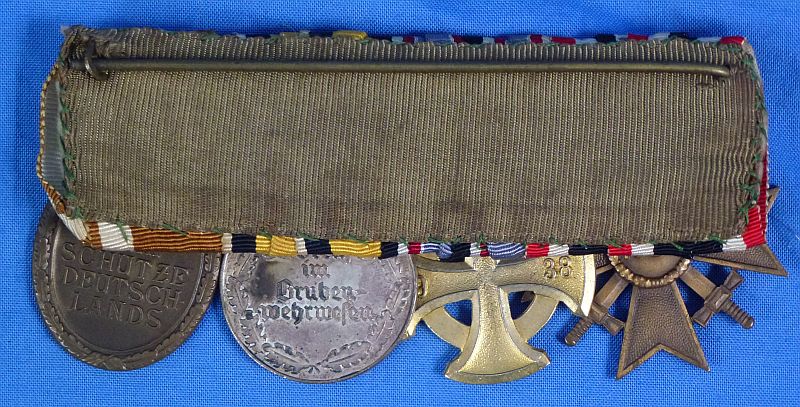 Third Reich Four Place Medals Bar - Image 4