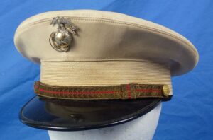 Attributed WWII U.S. Marine Corps Officer Visor Cap
