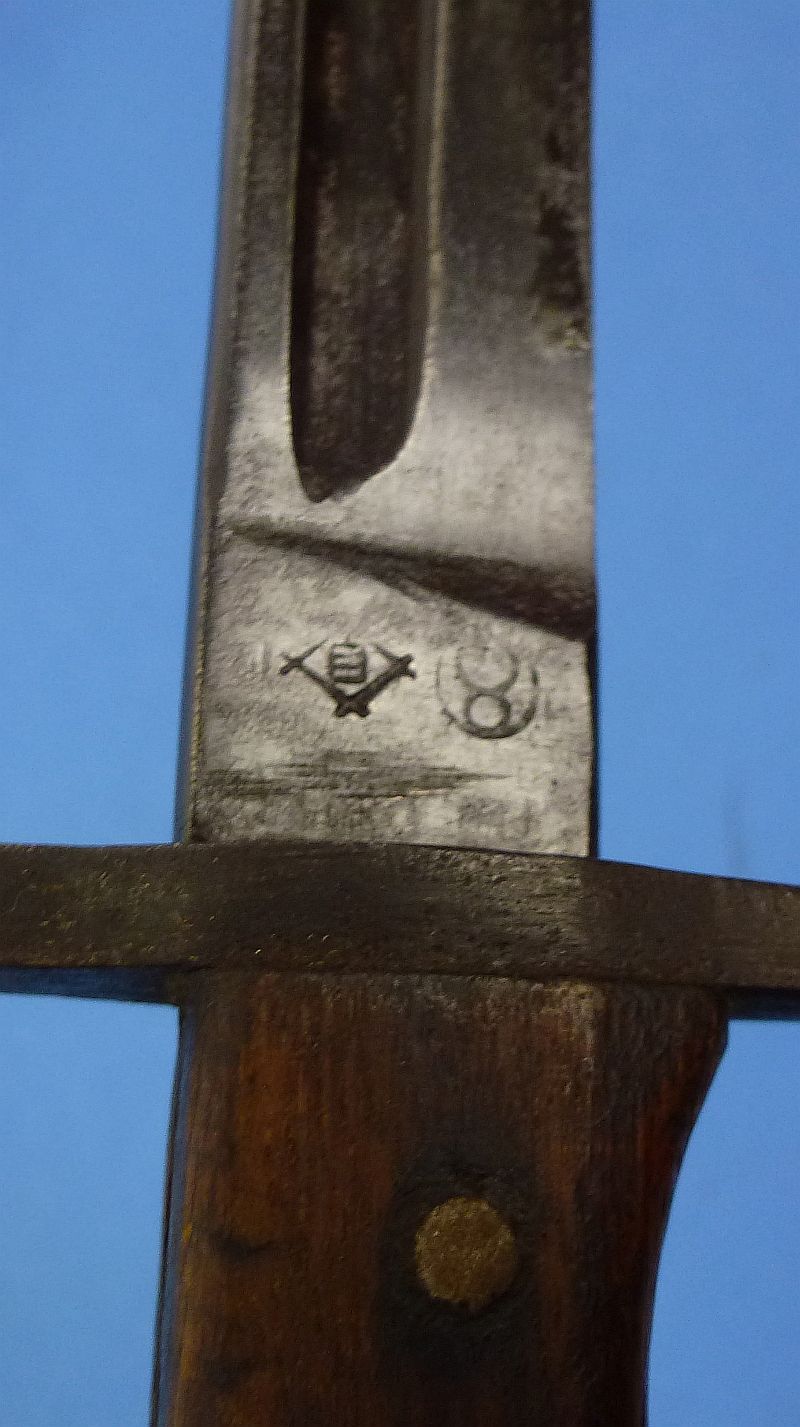 Arisaka Bayonet by Toyoda Automatic Loom Works Under Kokura Arsenal Supervision with Rubberized Canvas Frog - Image 6