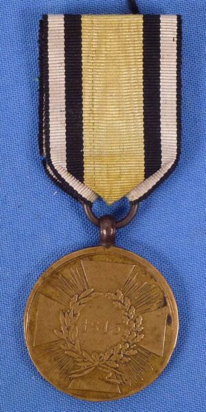 Prussian Napoleonic War “1815” Commemorative Campaign Medal