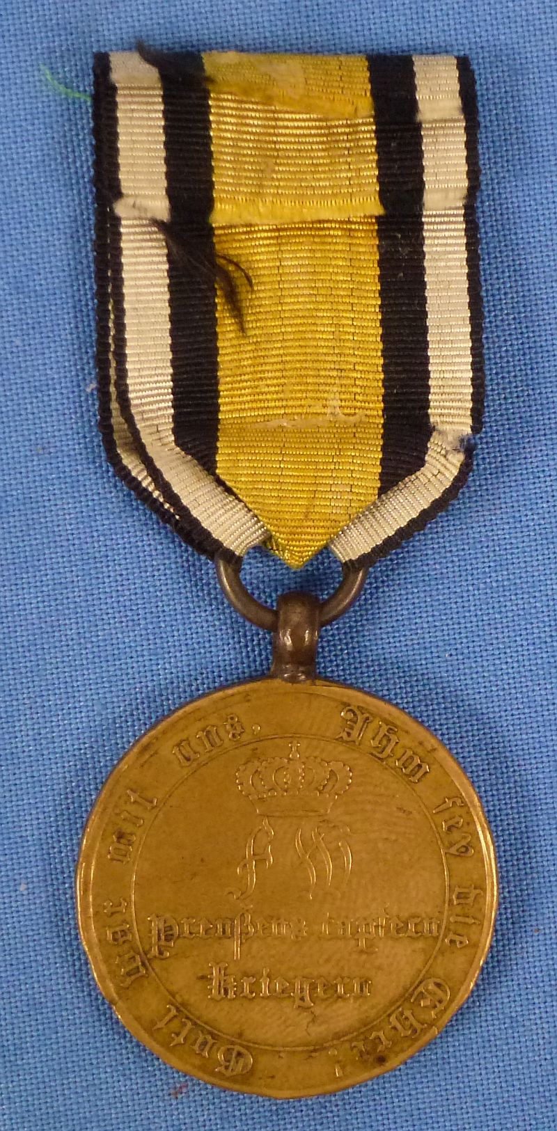 Prussian Napoleonic War “1815” Commemorative Campaign Medal - Image 2
