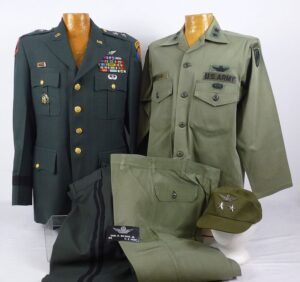Two Uniforms of U.S. Army Aviation Commander Major General Carl McNair, Jr.