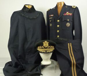 The Service Uniforms, Dress Uniform, Mess Dress Uniforms, Visor Caps, Overcoat and Cape of U.S. Army Nuclear Arms Commander Lieutenant General Arthur Oberbeck